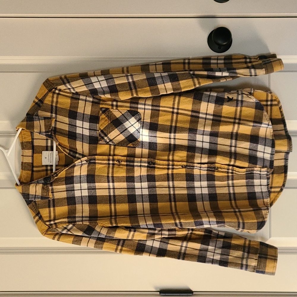 American Eagle Vintage Boyfriend Flannel